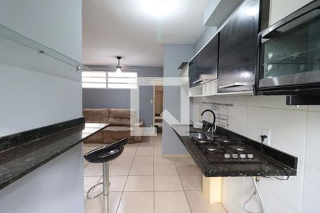Sala/Cozinha de apartamento para alugar com 2 quartos, 40m² em Jardim Florestan Fernandes, Ribeirão Preto