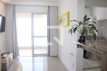 Sala de apartamento para alugar com 2 quartos, 62m² em Vila Leonor, Guarulhos