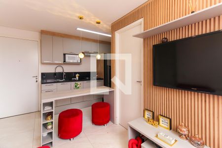Sala/Cozinha de apartamento à venda com 2 quartos, 34m² em Tatuapé, São Paulo
