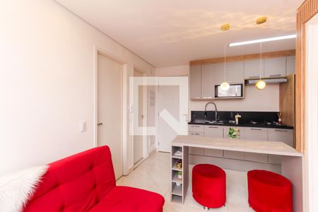 Sala/Cozinha de apartamento à venda com 2 quartos, 34m² em Tatuapé, São Paulo