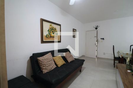 Sala de apartamento para alugar com 2 quartos, 70m² em Jardim Tres Marias, Guarujá