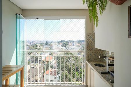 Varanda gourmet de apartamento à venda com 2 quartos, 65m² em Jardim Sao Caetano, São Caetano do Sul