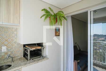Varanda gourmet de apartamento à venda com 2 quartos, 65m² em Jardim Sao Caetano, São Caetano do Sul