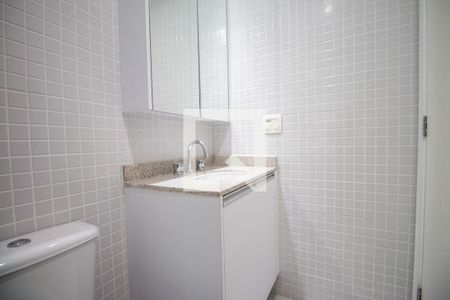 Banheiro da Suíte de apartamento à venda com 1 quarto, 47m² em Brooklin, São Paulo