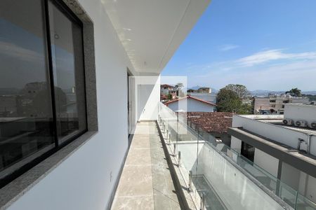 Varanda da Sala de casa à venda com 3 quartos, 346m² em Jardim Guanabara, Rio de Janeiro