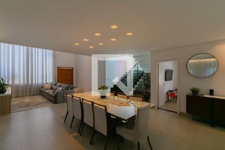 Sala de Jantar de casa à venda com 4 quartos, 380m² em Canaa, Belo Horizonte