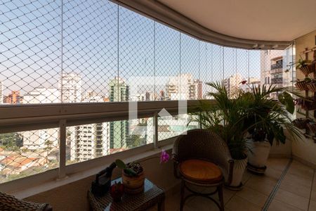 Varanda da Sala de apartamento à venda com 3 quartos, 158m² em Indianópolis, São Paulo