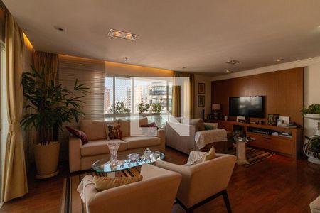 Sala de apartamento à venda com 3 quartos, 158m² em Indianópolis, São Paulo