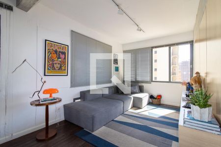 Sala de apartamento à venda com 2 quartos, 74m² em Cambuí, Campinas