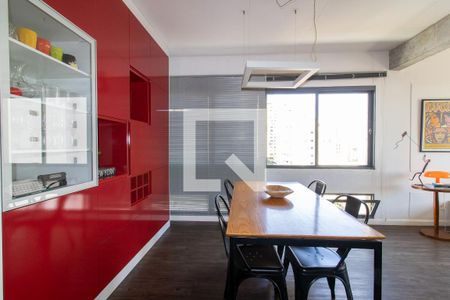 Sala de Jantar de apartamento à venda com 2 quartos, 74m² em Cambuí, Campinas