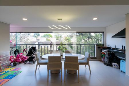 Varanda Gourmet de apartamento à venda com 3 quartos, 115m² em Jardim Prudência, São Paulo