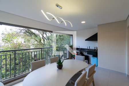 Varanda Gourmet de apartamento à venda com 3 quartos, 115m² em Jardim Prudência, São Paulo