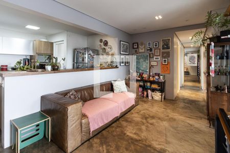 Sala de apartamento à venda com 2 quartos, 96m² em Várzea da Barra Funda, São Paulo