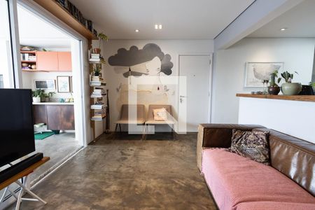 Sala de apartamento à venda com 2 quartos, 96m² em Várzea da Barra Funda, São Paulo