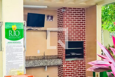 Área comum - Churrasqueira de apartamento para alugar com 3 quartos, 64m² em Del Castilho, Rio de Janeiro