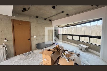 Sala  de apartamento à venda com 2 quartos, 90m² em Jardim, Santo André