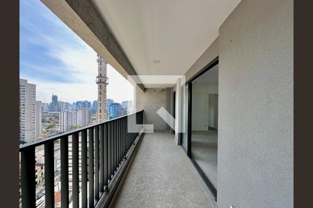 Varanda da Sala de apartamento à venda com 2 quartos, 71m² em Jardim das Acacias, São Paulo