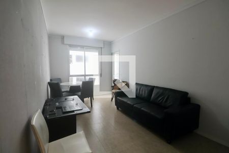 Sala de apartamento para alugar com 2 quartos, 90m² em Vila Luis Antonio, Guarujá