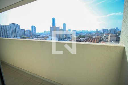 Varanda da Sala de apartamento à venda com 1 quarto, 33m² em Mooca, São Paulo