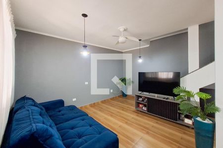 Sala de casa para alugar com 3 quartos, 200m² em Quietude, Praia Grande