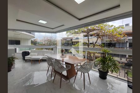 Varanda de apartamento à venda com 3 quartos, 119m² em Recreio dos Bandeirantes, Rio de Janeiro