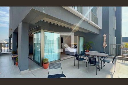 Varanda de kitnet/studio à venda com 1 quarto, 78m² em Cerqueira César, São Paulo