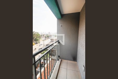 Varanda do Studio de apartamento para alugar com 1 quarto, 30m² em Santana, São Paulo