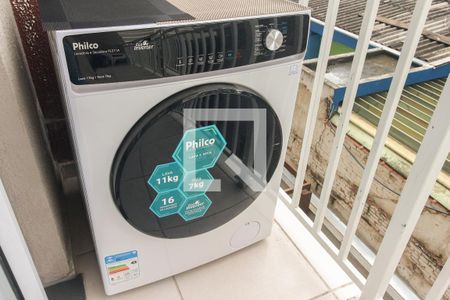 Varanda e Área de Serviço de apartamento para alugar com 1 quarto, 32m² em Tatuapé, São Paulo