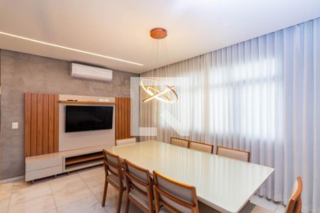 Sala de apartamento à venda com 4 quartos, 239m² em União, Belo Horizonte