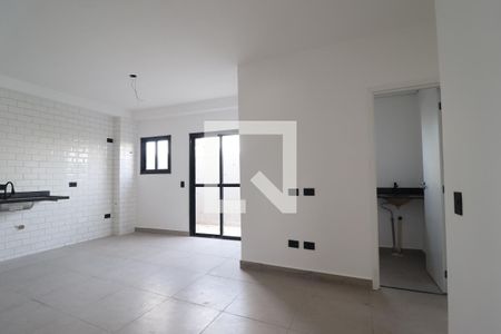 Sala de apartamento à venda com 2 quartos, 44m² em Vila Guiomar, Santo André