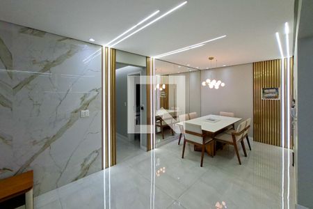 Sala de apartamento para alugar com 3 quartos, 151m² em Guilhermina, Praia Grande