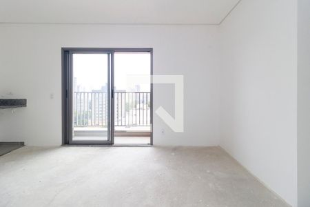 Sala/Cozinha de apartamento à venda com 2 quartos, 46m² em Santo Amaro, São Paulo