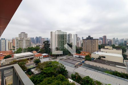 Sala/Cozinha - Vista de apartamento à venda com 2 quartos, 46m² em Santo Amaro, São Paulo