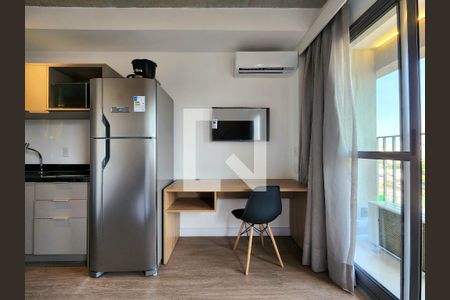 Studio de kitnet/studio para alugar com 1 quarto, 25m² em Indianópolis, São Paulo