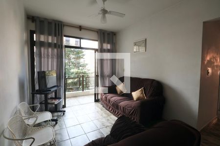 Sala de apartamento para alugar com 2 quartos, 76m² em Balneario Cidade Atlantica, Guarujá