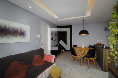 Sala de apartamento à venda com 1 quarto, 51m² em Petrópolis, Porto Alegre