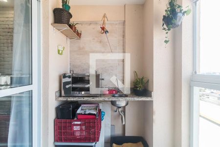 Varanda da Sala de apartamento para alugar com 3 quartos, 74m² em Centro, Poá