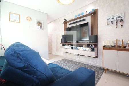 Sala de apartamento para alugar com 2 quartos, 69m² em Parque Novo Oratório, Santo André