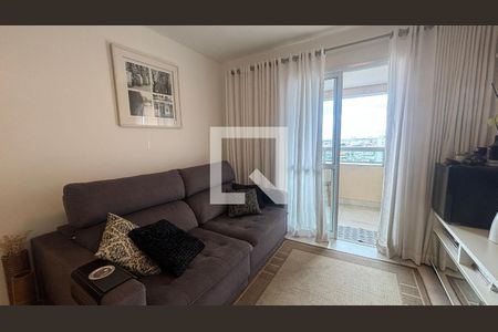 Sala  de apartamento à venda com 2 quartos, 78m² em Campestre, Santo André