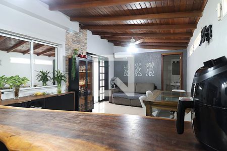 Cozinha - Sala de Jantar de casa à venda com 3 quartos, 110m² em Humaitá, Porto Alegre
