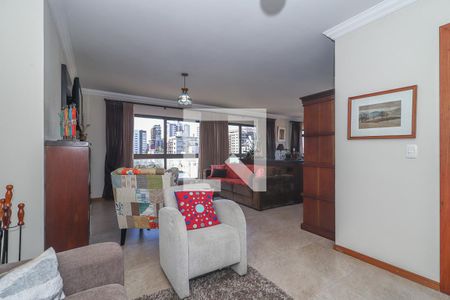 Sala de apartamento à venda com 3 quartos, 223m² em Petrópolis, Porto Alegre