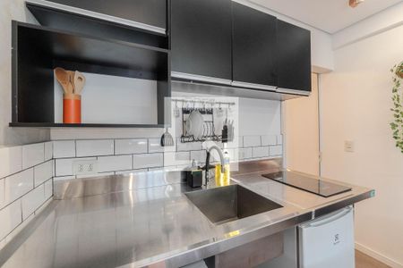 Sala/Cozinha de apartamento à venda com 2 quartos, 42m² em Bela Vista, São Paulo