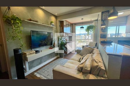 Sala de apartamento para alugar com 2 quartos, 63m² em Vila Milton, Guarulhos