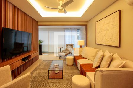 Sala de apartamento à venda com 3 quartos, 130m² em Barra da Tijuca, Rio de Janeiro