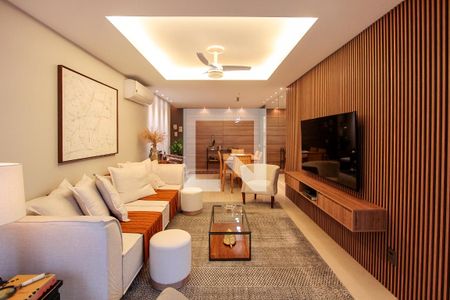 Sala de apartamento à venda com 3 quartos, 130m² em Barra da Tijuca, Rio de Janeiro