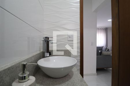 Lavabo de apartamento à venda com 3 quartos, 108m² em Campestre, Santo André