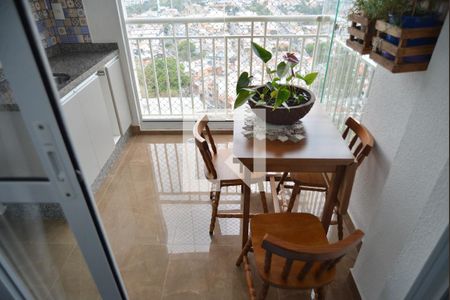 Sacada de apartamento à venda com 3 quartos, 65m² em Santa Maria, Santo André