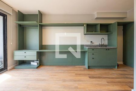 Cozinha de kitnet/studio à venda com 1 quarto, 25m² em Pinheiros, São Paulo