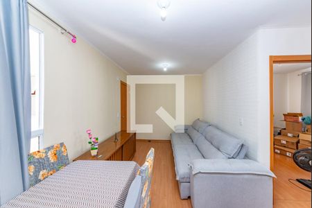 Sala de apartamento para alugar com 2 quartos, 45m² em Chácara Cotia, Contagem
