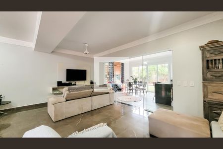 Sala de casa de condomínio para alugar com 4 quartos, 178m² em  Barão Geraldo, Campinas
